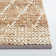 Gascon Natural Fiber Hand Loomed Jute/Cotton Geometric Rug in Natural