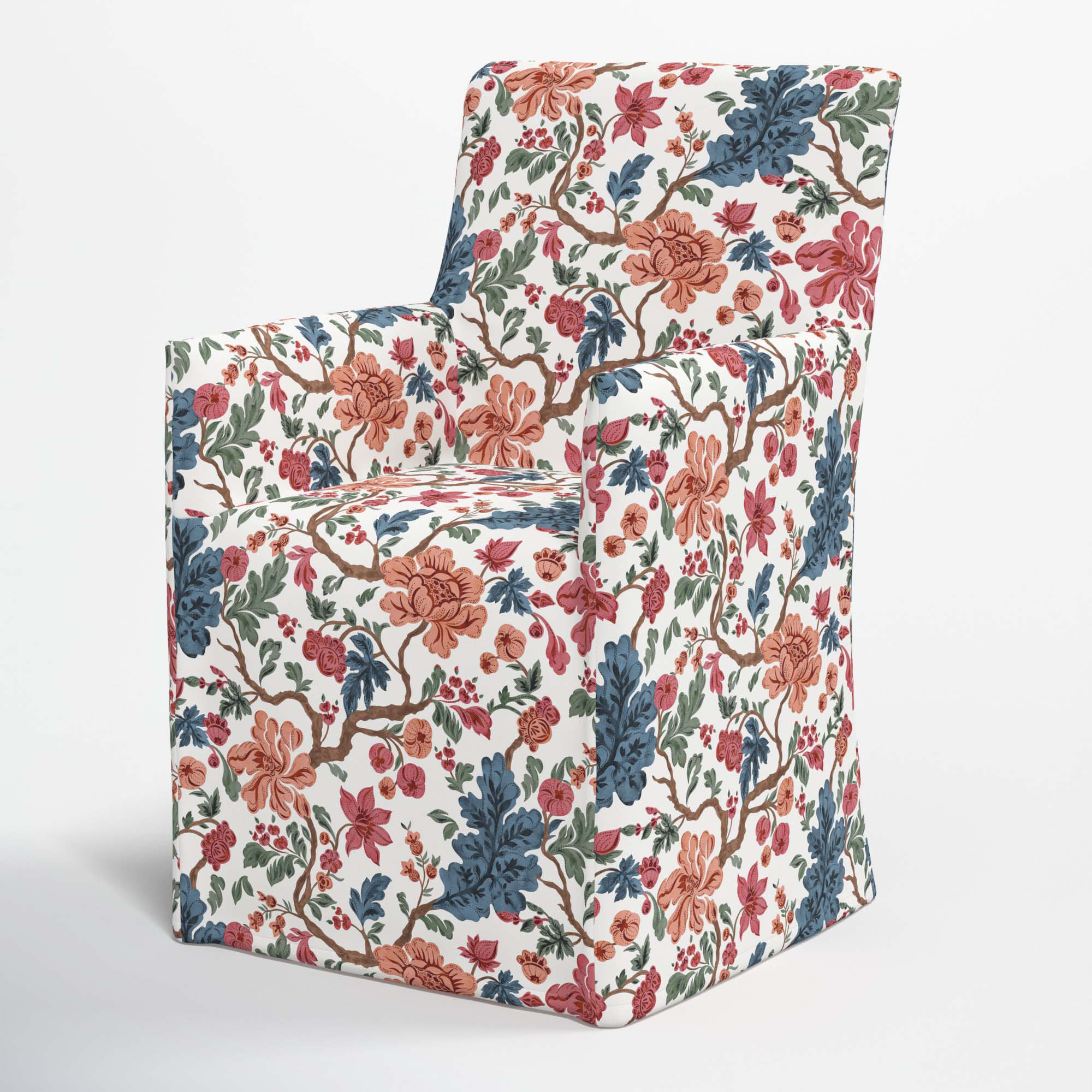 Ivanka Dining Chair, Blockprint Multi