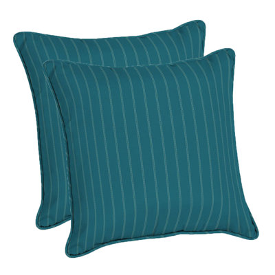 Striped Outdoor Throw Pillow