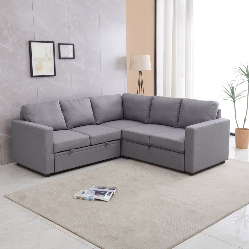 Canapé-lit modulaire, Gris