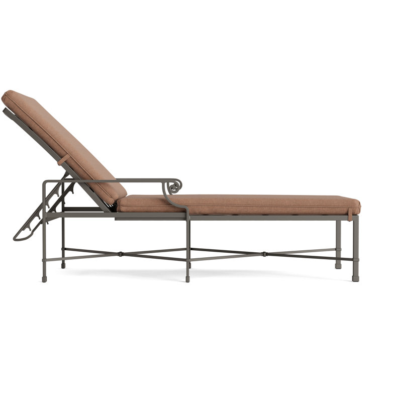 Venetian Outdoor Chaise Lounge, Fusion Clay, Mica