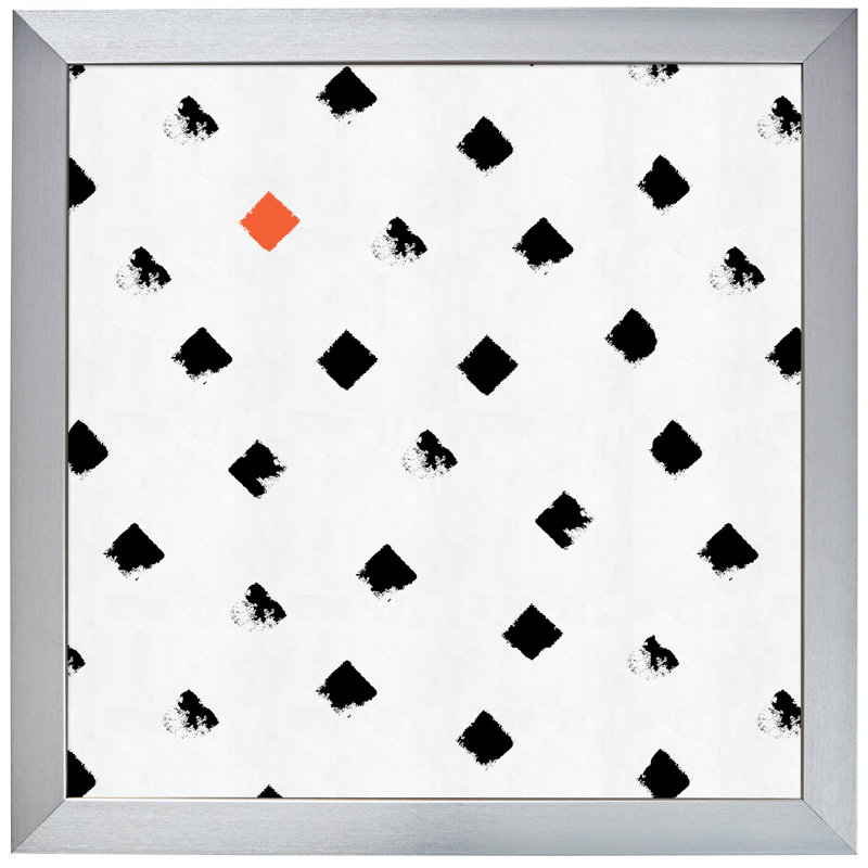 Cadre photo simple en plastique Liana, 24 po x 24 po, Argent