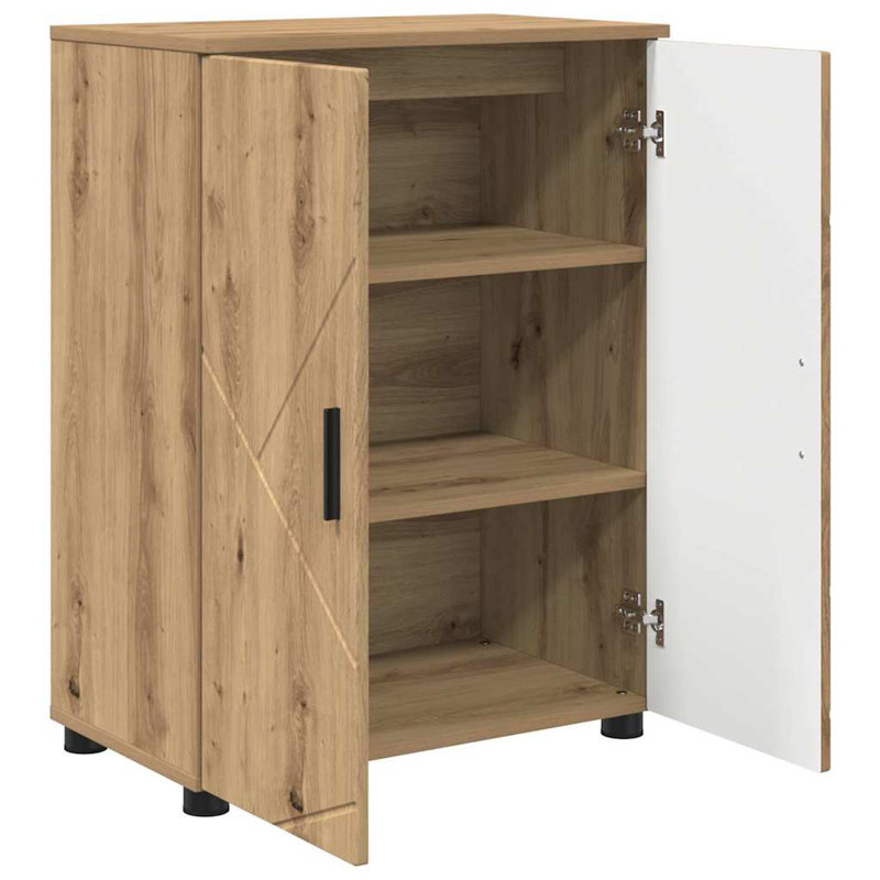 60cm Bathroom Vanity Base Only, Artisan Oak