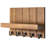 Rustic Key Holder Wall Mount with Shelf and Mail Organizer, Wooden Entryway Key Rack with 5 Hooks for Living Room, Hallway, Foyer Decor-656197236