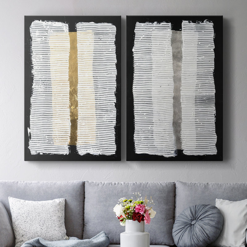 Toile tendue avec châssis blanc I-Premium Gallery - prêt à être accroché, H 27 po x l 36 po