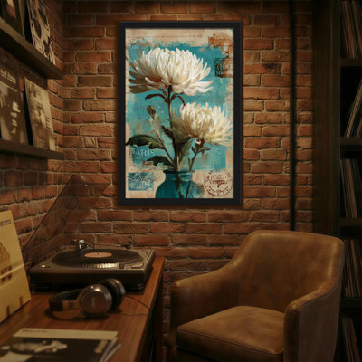 Plantes et fleurs, art floral rétro de Paris
