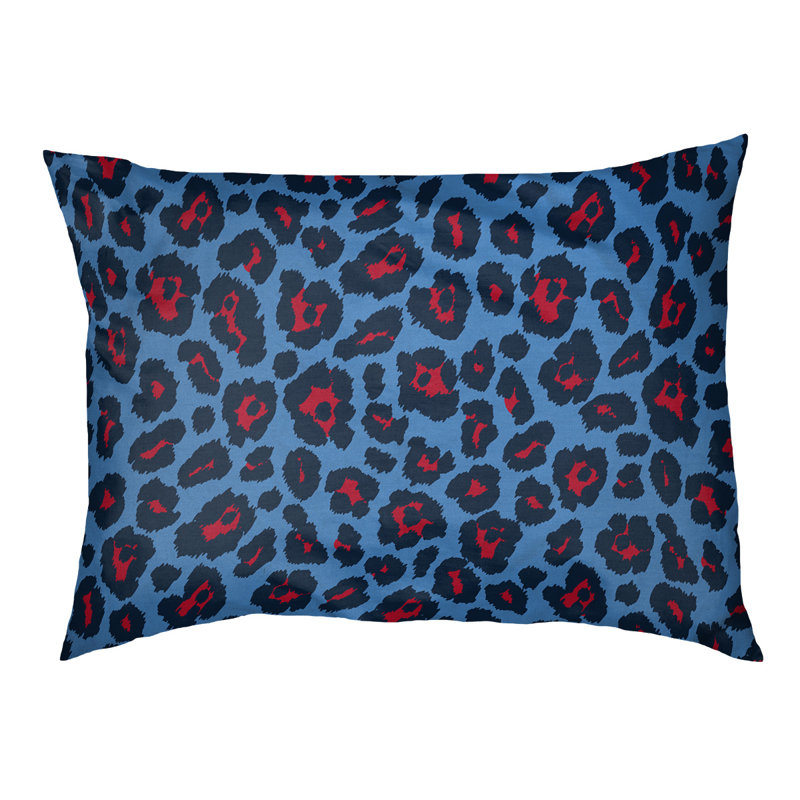 Coussin d'extérieur Indianapolis, Grand (l 30 po x P 40 po x H 5 po), Blue/Red/Navy