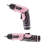 Stalwart 3.6 Volt Lithium Pink Screwdriver Set 45 Piece Pink Tool Set - Cordless Power Tool
