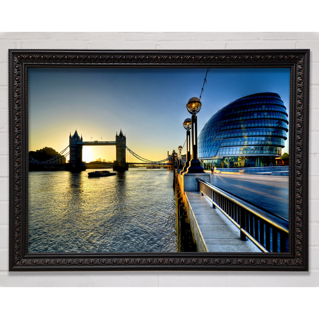 London Tower Bridge Sonnenuntergang - Druck