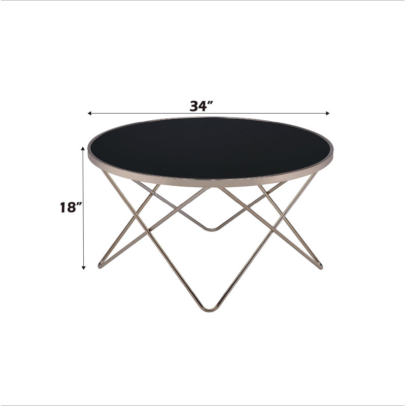 Table basse Valora, Noir