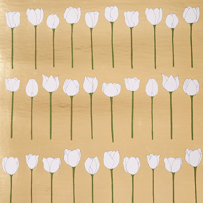 Schumacher x Cristina Buckley Edie Metallic Wallpaper