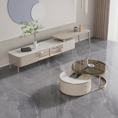 Ensemble de tables basses modernes et minimalistes