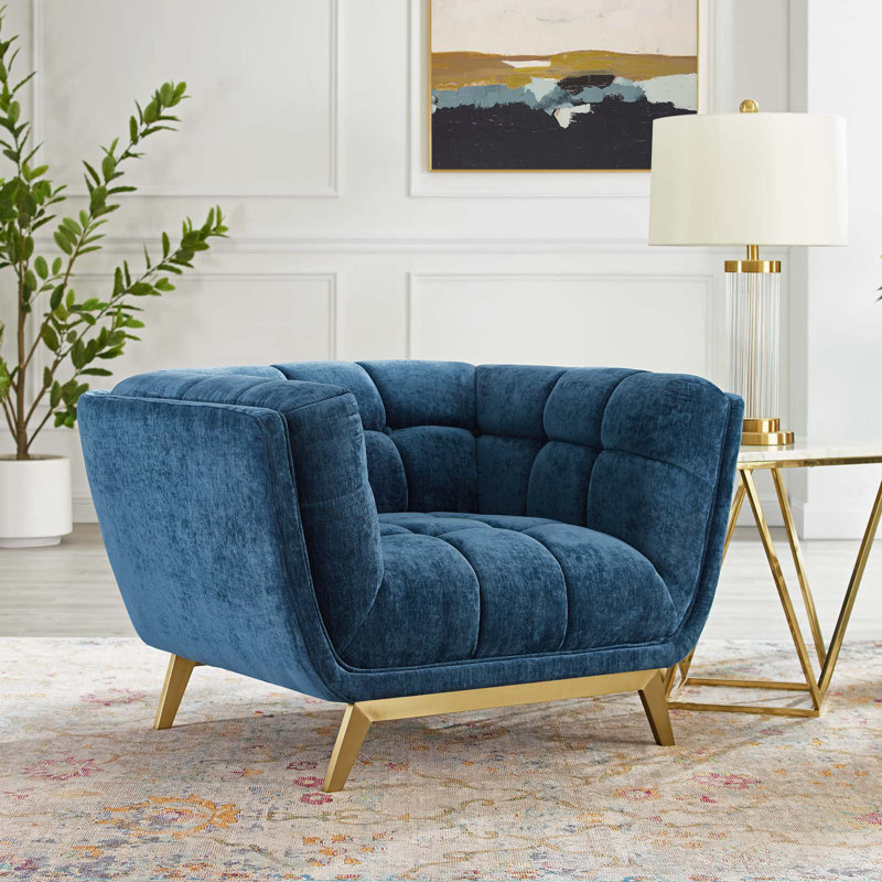 Fauteuil Modway Bestow, Polyester marine