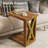 Solid Wood C-Shaped End Table