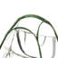 Transparent dark green trim foldable Greenhouses