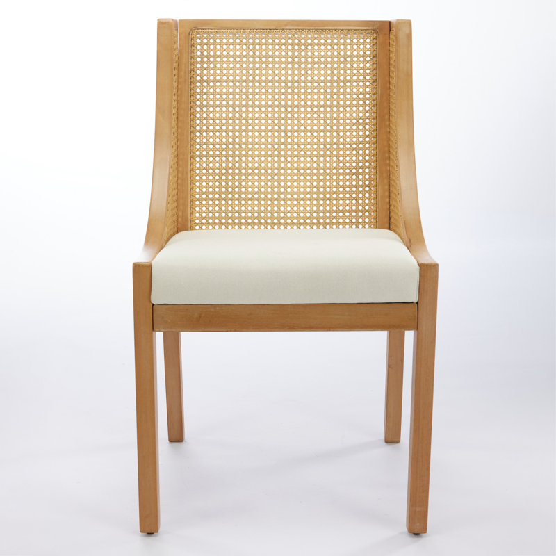Chaises de salle à manger en rotin, Beige
