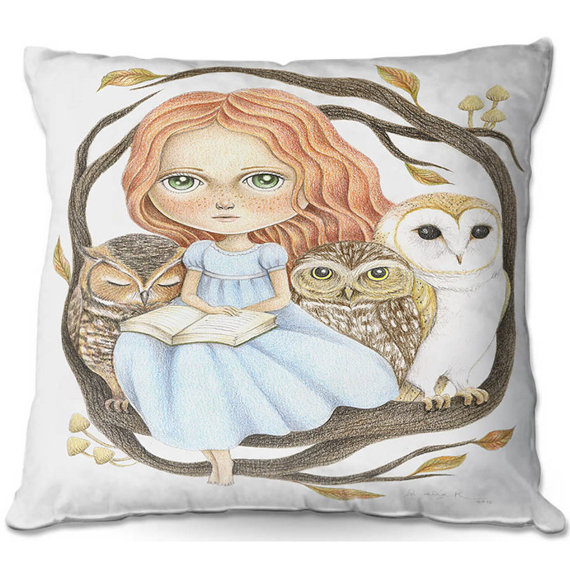 Coussin décoratif d’autumn tales square, 18 po x 18 po
