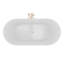 Baignoire autoportante en acrylique Charisma L 67 po x l 29-1 / 2 po x H 22-7 / 8 po-96207717