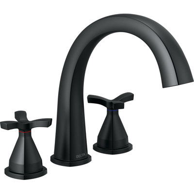 Garniture de robinet de baignoire romaine à deux poignées Stryke