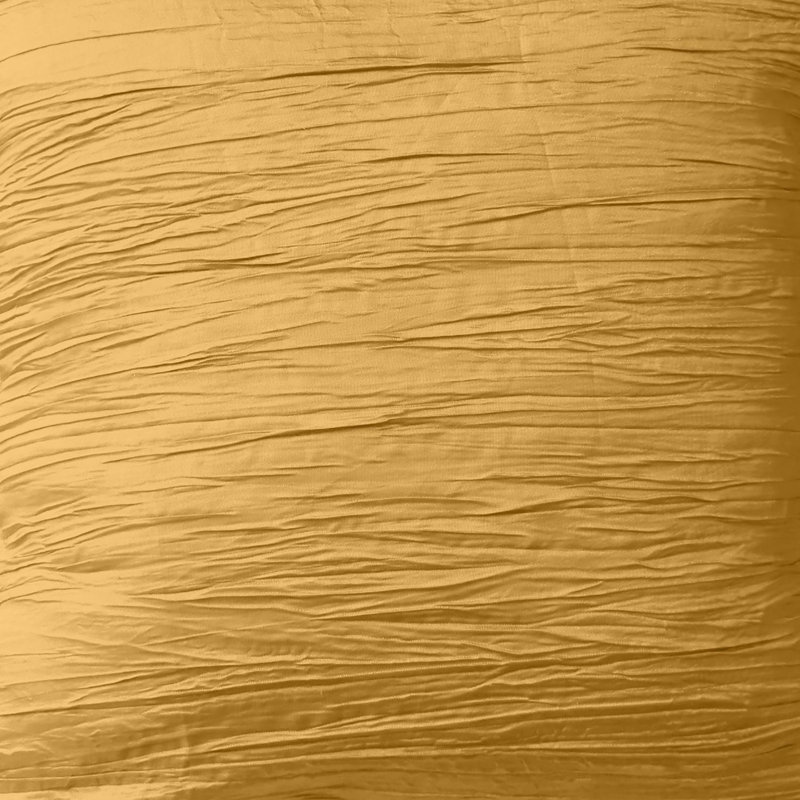 Cantonnière Crinkle, L 9 po x L 120 po, Or