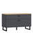 Bellmon TV Unit with 1 Drawer 1 Flip Door in Grey and Oak