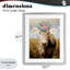 «Chatty Belle Cow with Florals», reproduction encadrée sous verre, conception de Marcus Prime-1699388573-1699388568