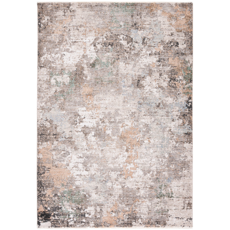 Idhika Performance Abstract Rug, Rectangle 4'5" x 6'5"