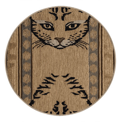 Washable Margay Big Cats Area Rug