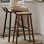 Chaise basse en noyer (paquet de 6)-162593962-162593964-162593965