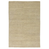 Hand Knotted Wool Area Rug in Birch