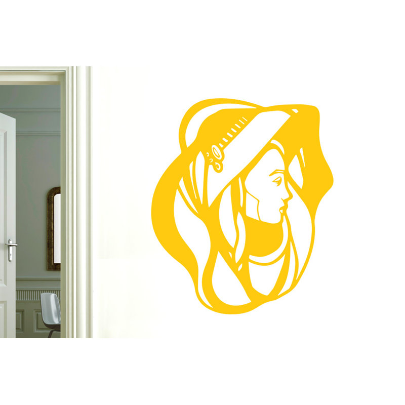 Wall Decal, Dark Yellow, Medium