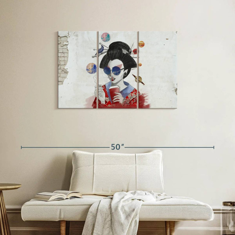 Geisha urbaine Leisha, H 24 po x l 38 po