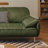 Green Genuine Leather Standard Sofa cushion Loveseat-2011716016
