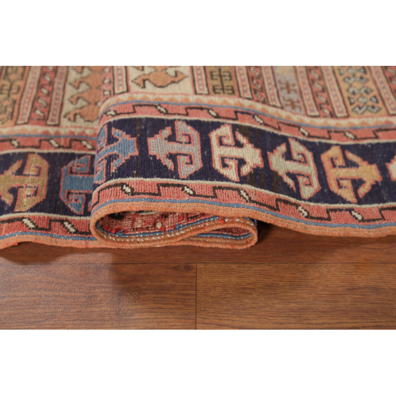 Tapis rayé à motif géométrique kilim 3 x 5