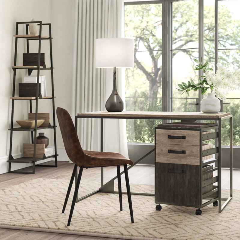 Ensemble de bureau Patankar, Gris rustique