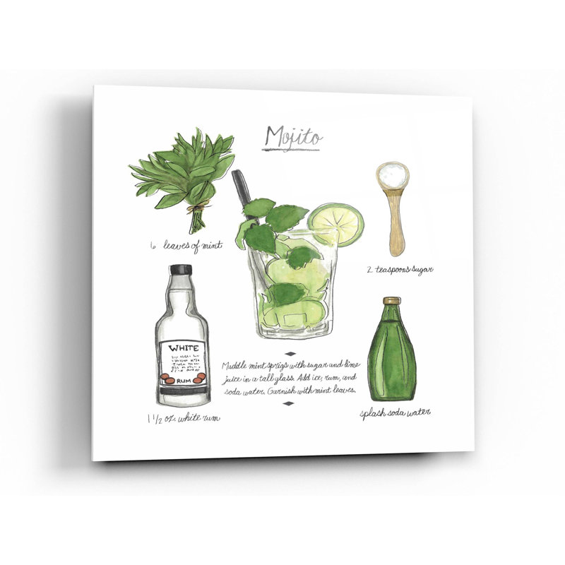 «Classic Cocktail - Old Fashioned», H 24 po x l 24 po