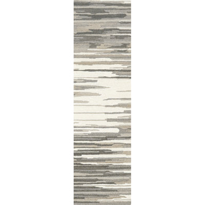 Skye Wool Gray/Ivory/Brown Area Rug
