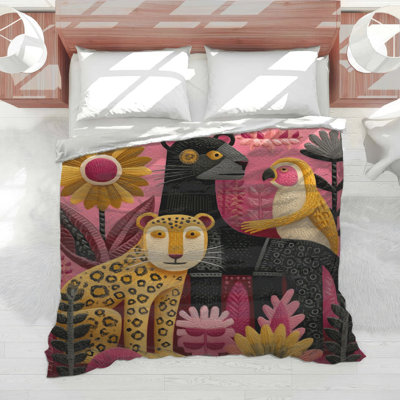 Colorful Animal Scene Comforter