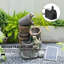 Handcrafted Floor Fountain with Lights