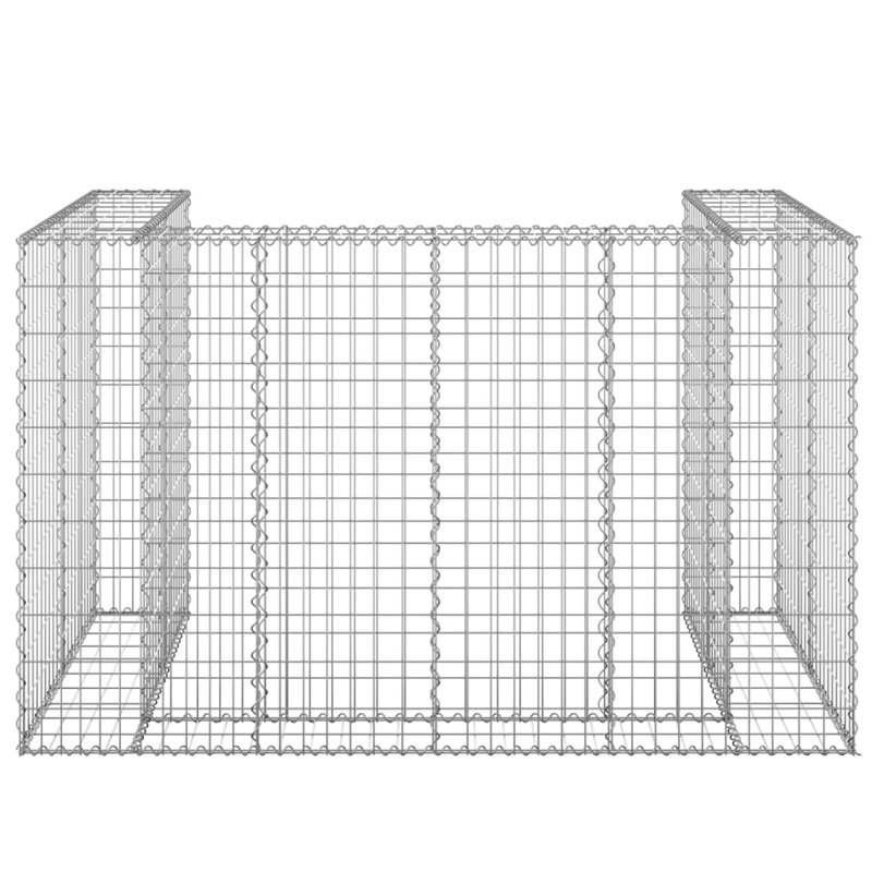 3.6 ft. H x 10.6 ft. W Vidaxl Galvanized Steel Fence Panel, 43.3" H x 70.9" W x 39.4" D