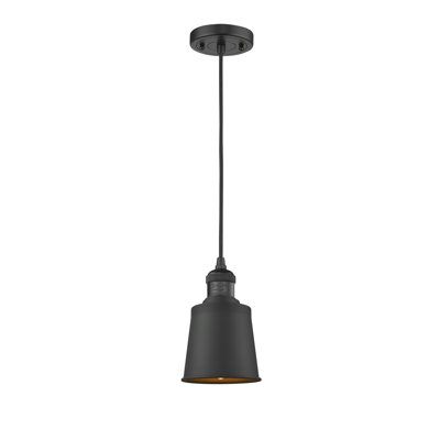 Luminaire suspendu conique 1 lumière