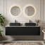 Ensemble de meuble-lavabo double 59,84 po avec plateau en marbre-181979553