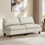 Canapé modulaire en cuir fleur 6 pièces Solena-1430296275
