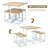 Felício 4 - Person Dining Set-916802156-916802157-916802158