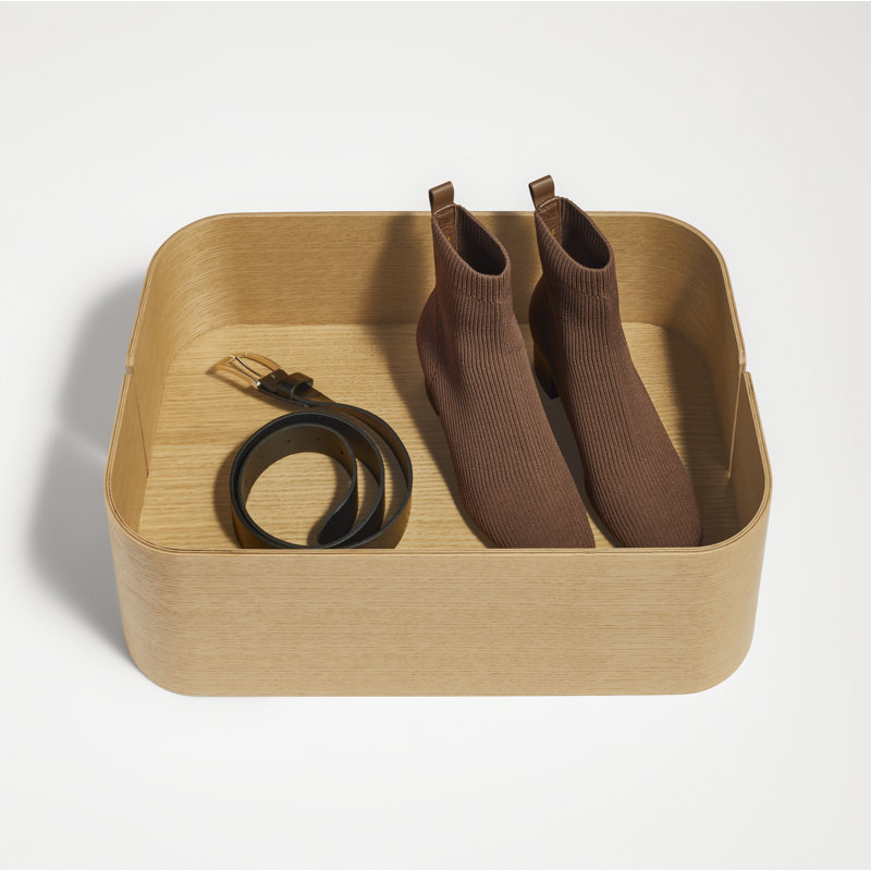 Garden Party Rustic Solid Wood Storage Bin 1