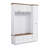 VIBE HAUS 78.7''H Entryway Hall Tree with Storage Bench, 5-in-1 Hall Tree Farmhouse Coat Rack Shoe Bench with Cabinets, Drawers & Hooks for Hallway, Entryway, Living Room, Mudroom-1703691086