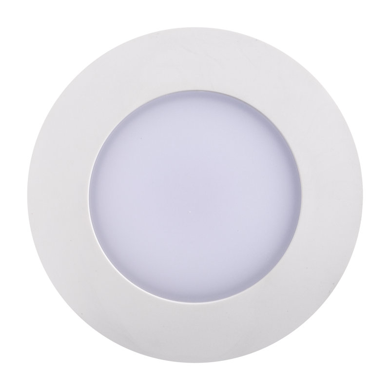 Duboce 3.35'' LED Recessed Lighting Kit, White, 2700K