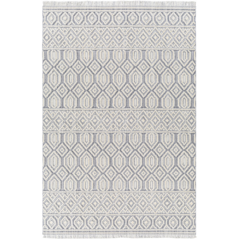 Angadresma Geometric Indoor Rug, Rectangle 9'2" x 12'