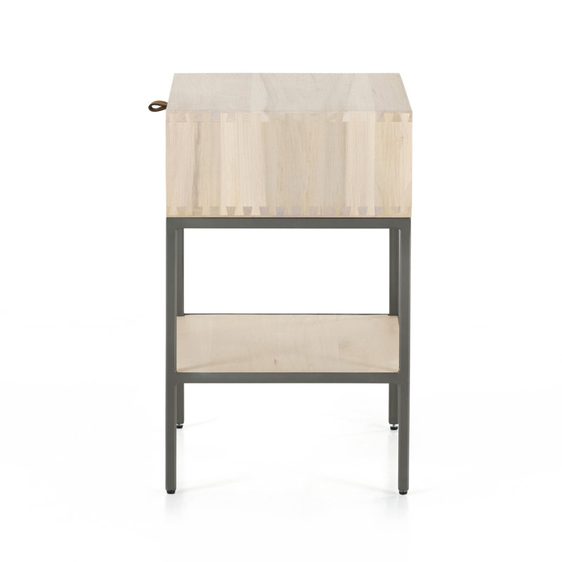 Trey 1 - Drawer Solid Wood Nightstand