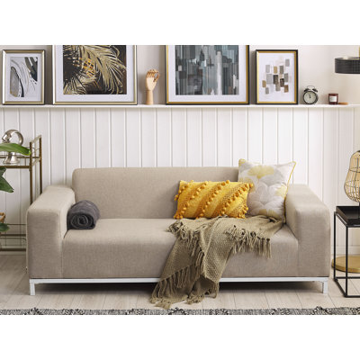 Eleene 186cm Wide Metal Garden Sofa